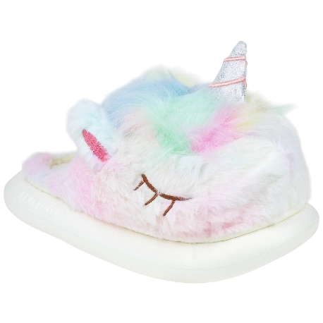 Zapatillas Casa Descalzas Unicornio Multicolor Planas Xixitiao D006btdjs