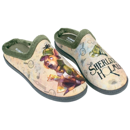 Zapatillas Plumaflex Hombre Verdes Descalzas Holmes 12229