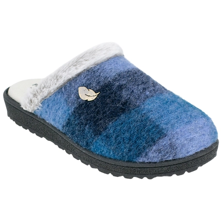 Zapatillas descalzas mujer a cuadros planas Plumaflex 80065