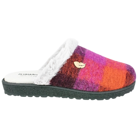 Zapatillas descalzas mujer a cuadros planas Plumaflex 80065 2 Zapatillas descalzas mujer a cuadros planas Plumaflex 80065 - Imagen 2